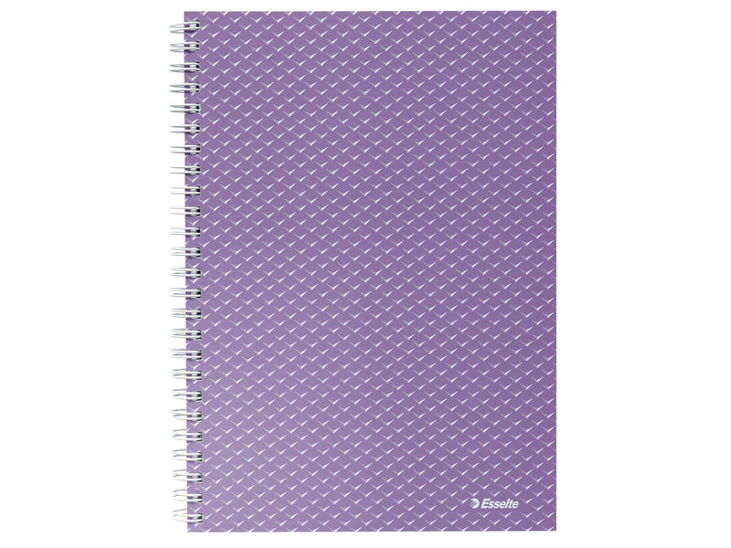 Esselte  Colour'Breeze A5 Collegeblock kariert, Spiralbindung Lavendel