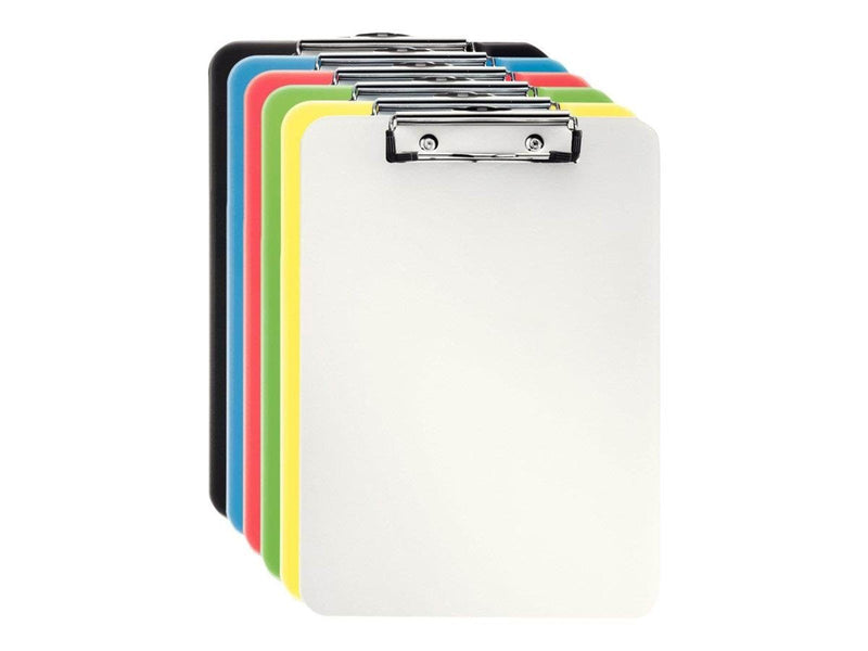 Esselte Vivida - clipboard - for A4 - capacity: 80 sheets - translucent assorted