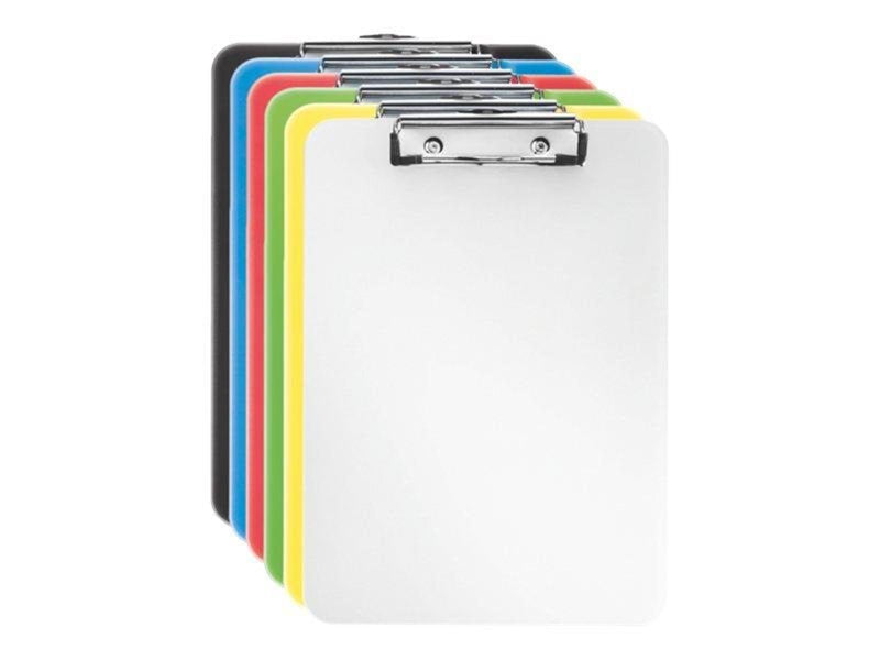 Esselte Vivida - clipboard - for A4 - capacity: 80 sheets - translucent assorted