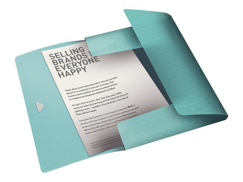 Esselte  Colour'Breeze Eckspannermappe PP Blau