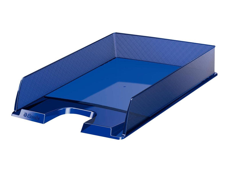 Esselte  Europost Briefkorb, Transparent Dunkelblau Transparent