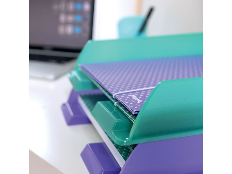 Esselte  Colour'Breeze Eckspannermappe aus Karton Blau