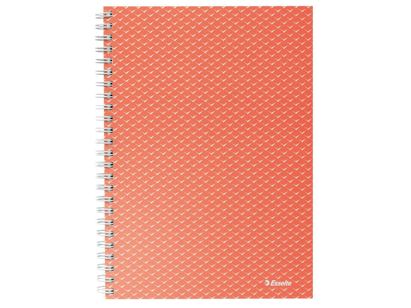 Esselte  Colour'Breeze A5 Collegeblock kariert, Spiralbindung Koralle