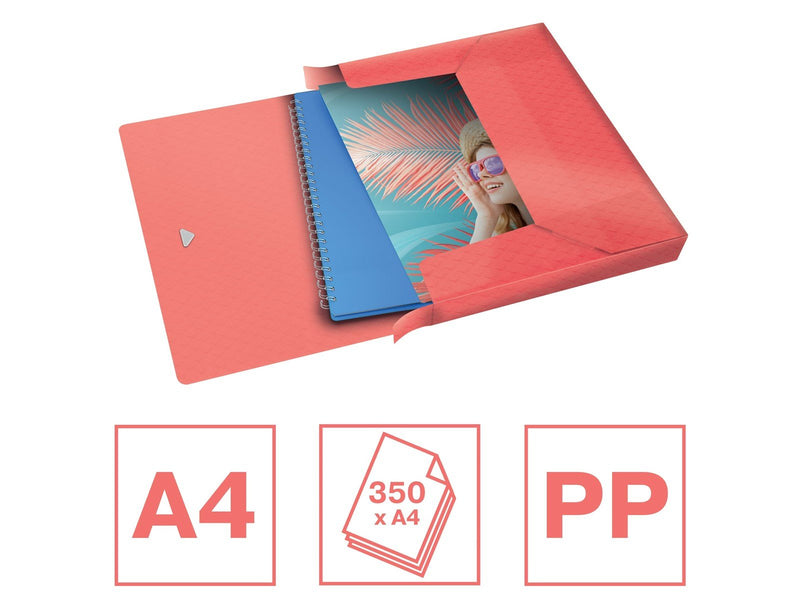 Esselte  Colour'Breeze Ablagebox Extra Koralle