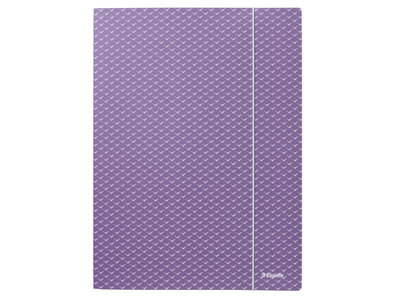 Esselte  Colour'Breeze Eckspannermappe aus Karton Lavendel