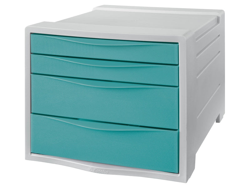 Esselte  Colour'Breeze Schubladenset (4 Schubladen) Blau