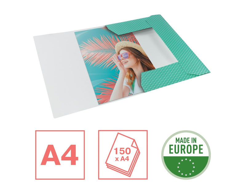 Esselte  Colour'Breeze Eckspannermappe aus Karton Grün