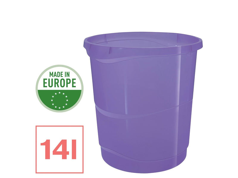 Esselte  Colour'Breeze Papierkorb Lavendel