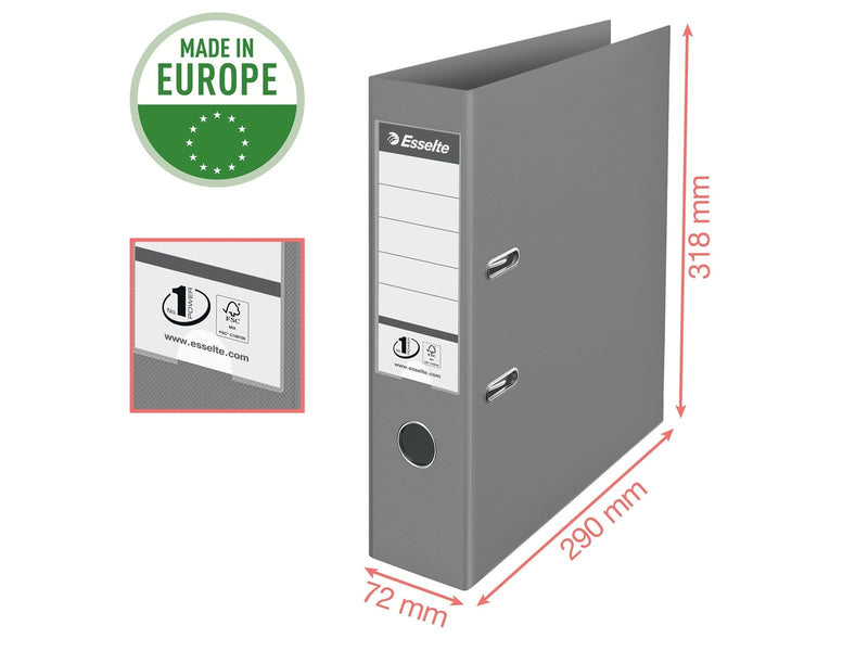 Esselte  No.1 Colour'Breeze Ordner PP Koralle
