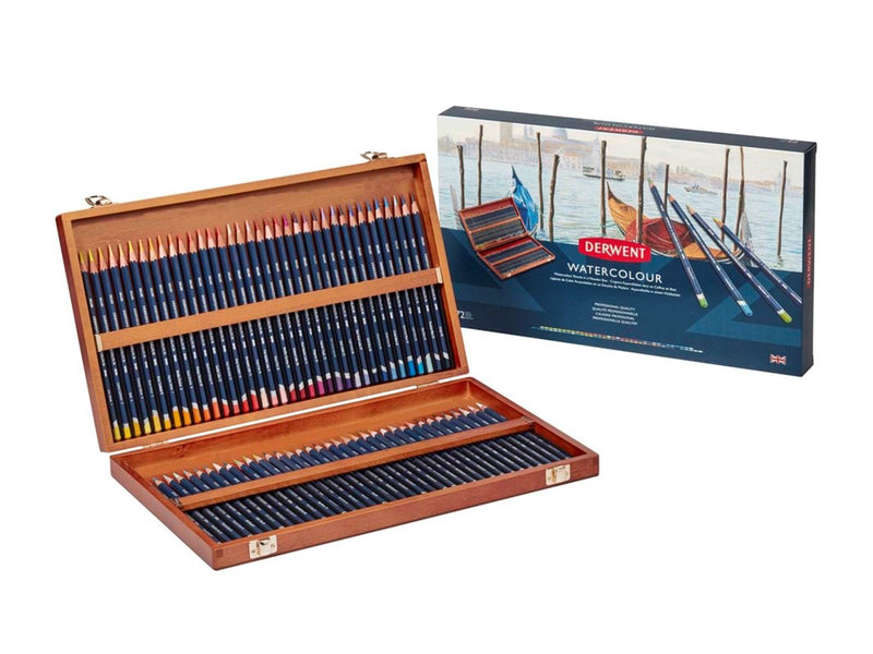 Derwent Watercolour Pencils 72 Wooden Box