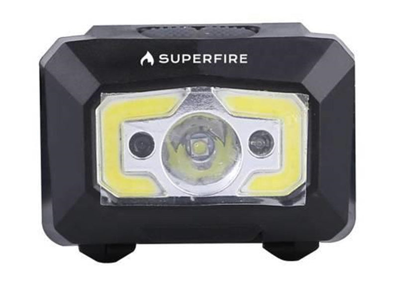 Superfire Headlight with non-contact switch  X30 340lm USB