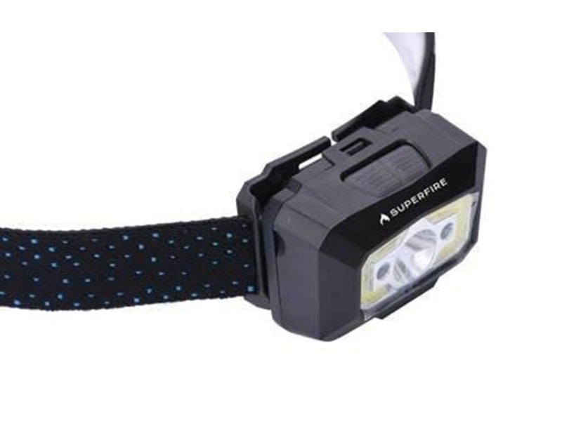 Superfire Headlight with non-contact switch  X30 340lm USB