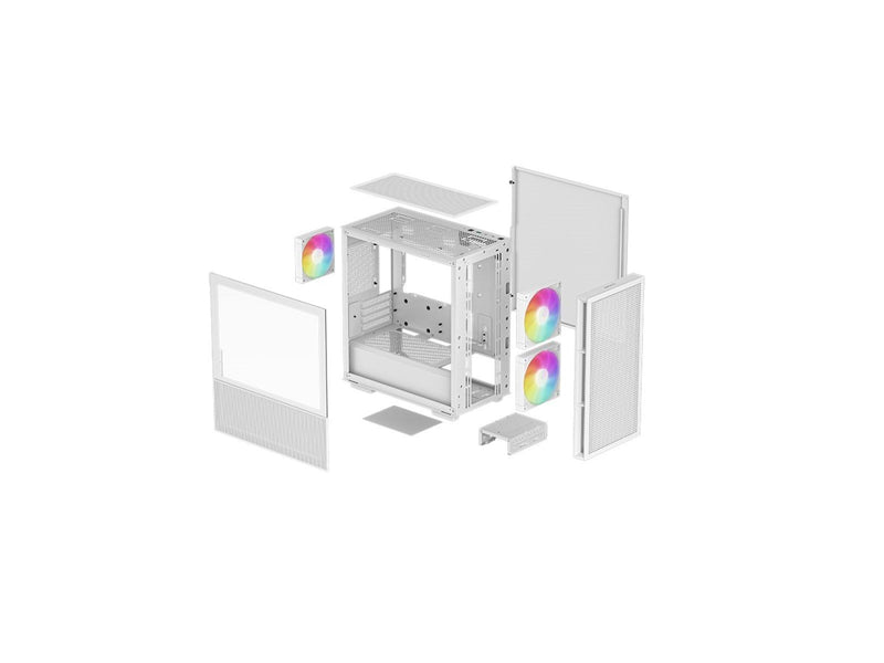 DeepCool CH360 - Gehäuse - Miditower - Weiß