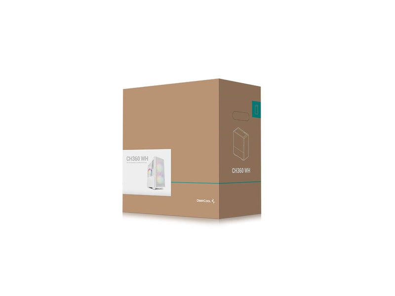 DeepCool CH360 - Gehäuse - Miditower - Weiß