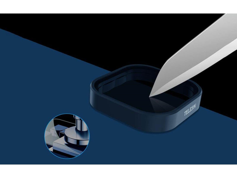 TELESIN Lens filter set CPL+ND 8/16/32 Telesin for GoPro Hero 9 / Hero 10 / Hero 11 / Hero 12 (GP-FLT-903)