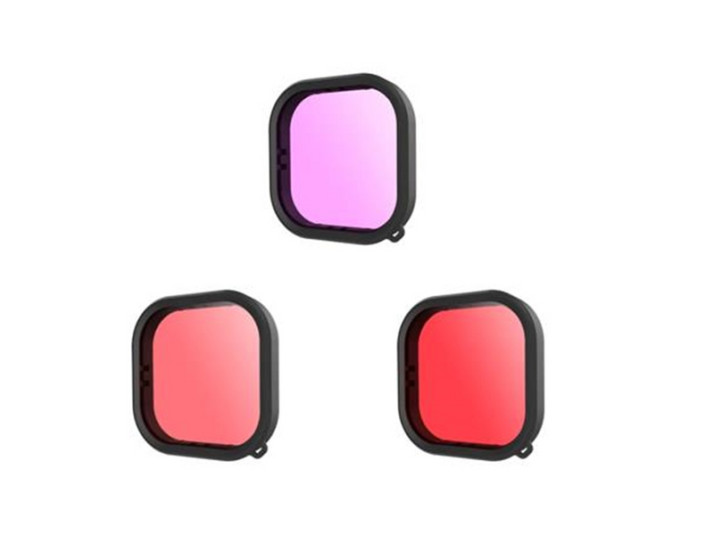 TELESIN Lens waterproof filter set Telesin for GoPro Hero 9 / Hero 10 / Hero 11 / Hero 12 (GP-FLT-904)
