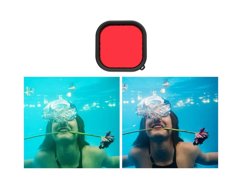 TELESIN Lens waterproof filter set Telesin for GoPro Hero 9 / Hero 10 / Hero 11 / Hero 12 (GP-FLT-904)