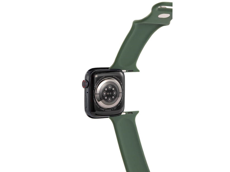 GEAR Watch Band Silicone OLIVE GREEN Apple Watch 38/40/41mm