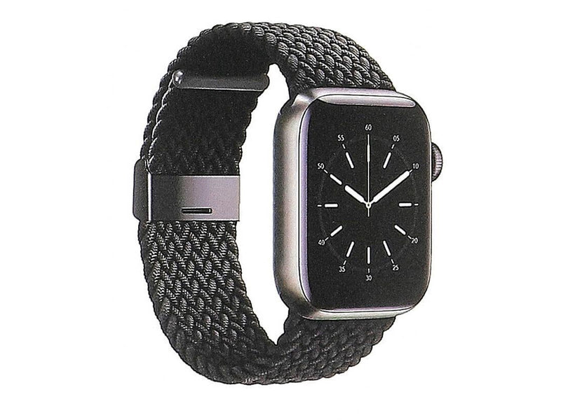 GEAR Watch Band Braided BLACK Apple Watch 42/44/45mm