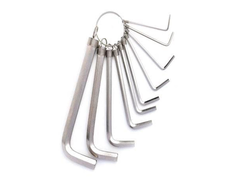 Deli Tools Hex Key Sets 1.5-10mm  EDL3100 (silver)