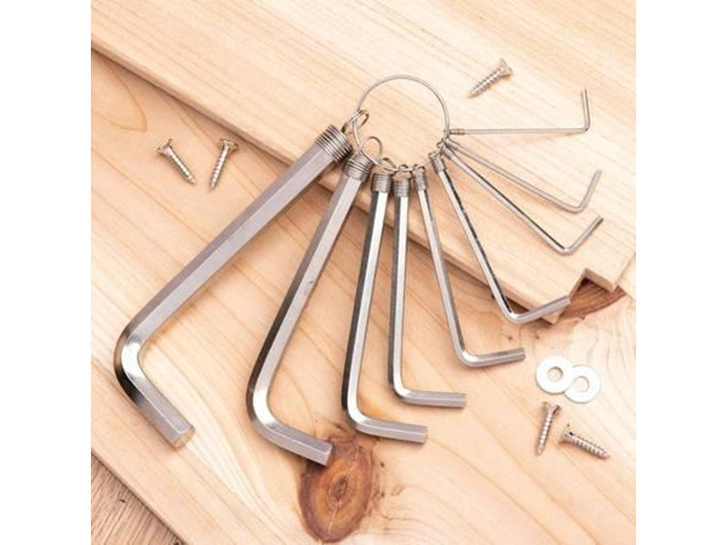 Deli Tools Hex Key Sets 1.5-10mm  EDL3100 (silver)