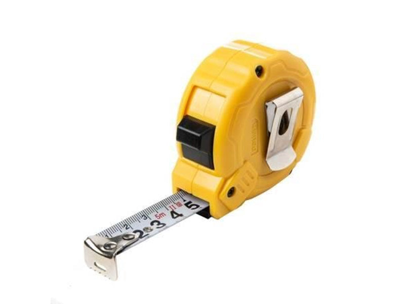 Deli Tools Steel Measuring Tape 5m/19mm (yellow)