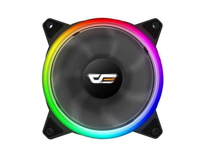 Darkflash Computer Fan Set ARGB DR12 Pro 5in1 120x - Gehäuselüfter - Schwarz mit RGB LED - 16 dBA