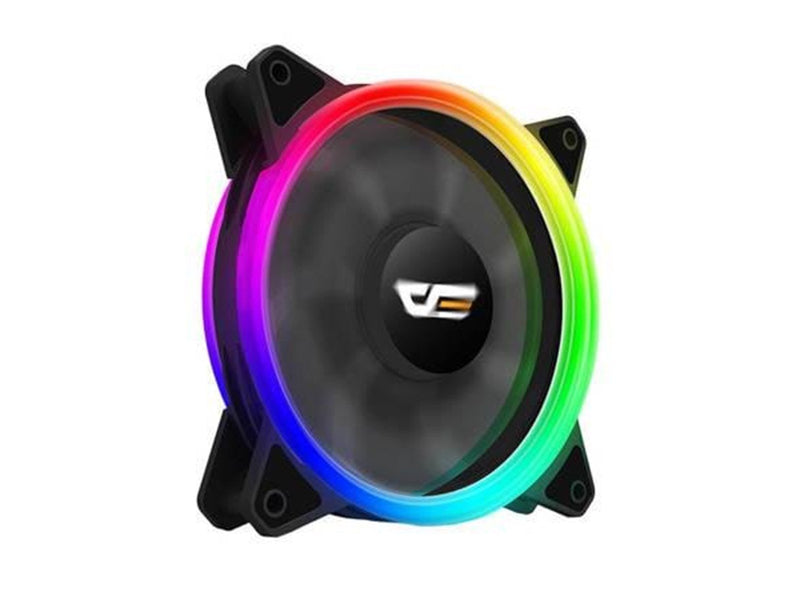 Darkflash Computer Fan Set ARGB DR12 Pro 5in1 120x - Gehäuselüfter - Schwarz mit RGB LED - 16 dBA