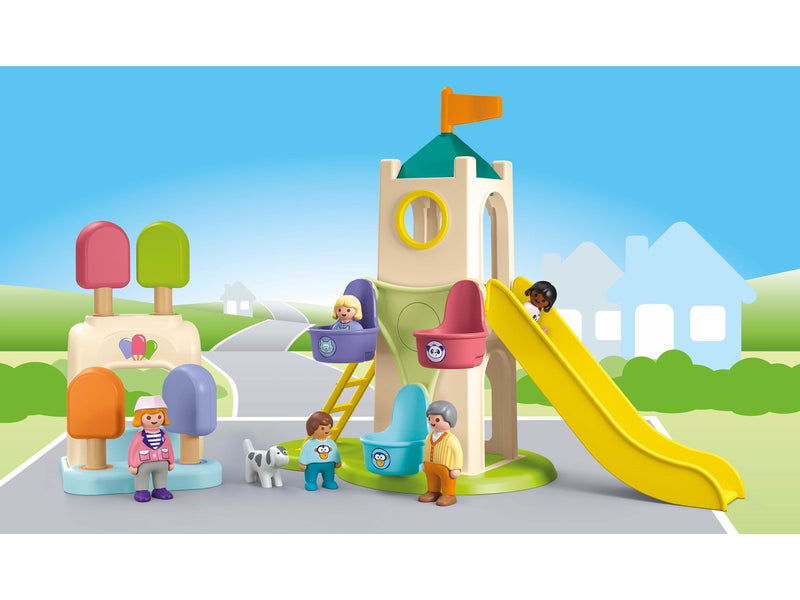 Playmobil 1.2.3 - JUNIOR: Erlebnisturm mit Eisstand