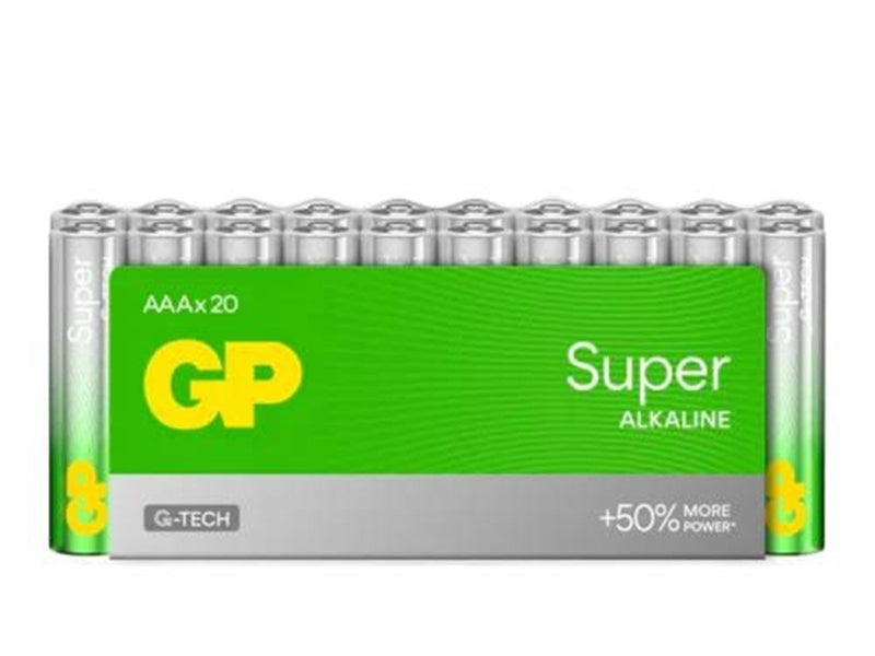 GP Battery Super Alkaline AAA/LR03 20-pack