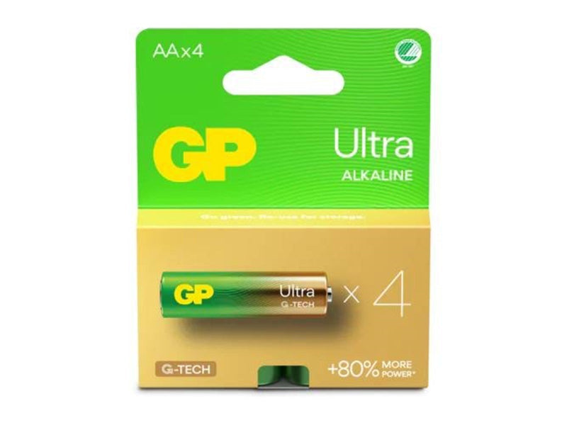 GP Battery Ultra Alkaline AA/LR6 4-pack