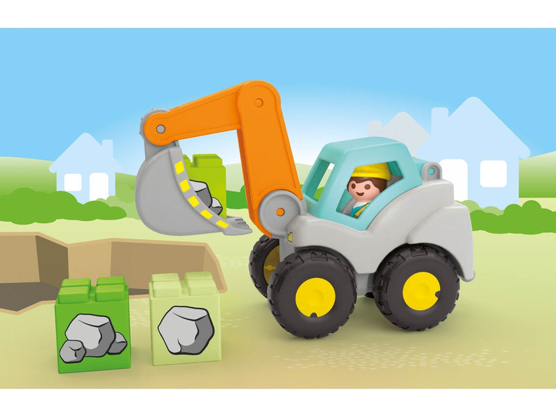 Playmobil 1.2.3 - JUNIOR: Schaufelbagger