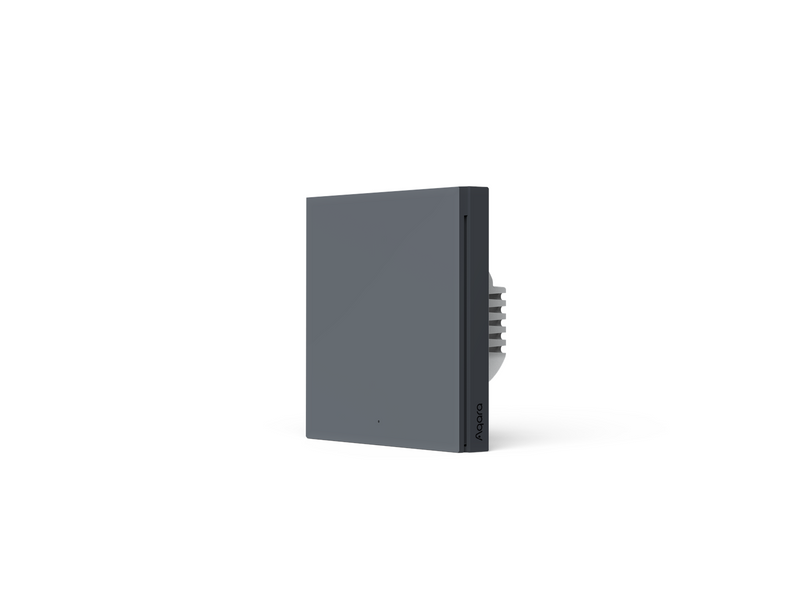 Aqara Smart Wall Switch H1 (with neutral) - Single Rocker Grey