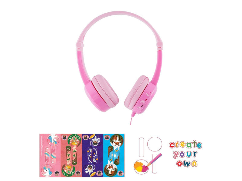 onanoff BuddyPhones Travel - Pink