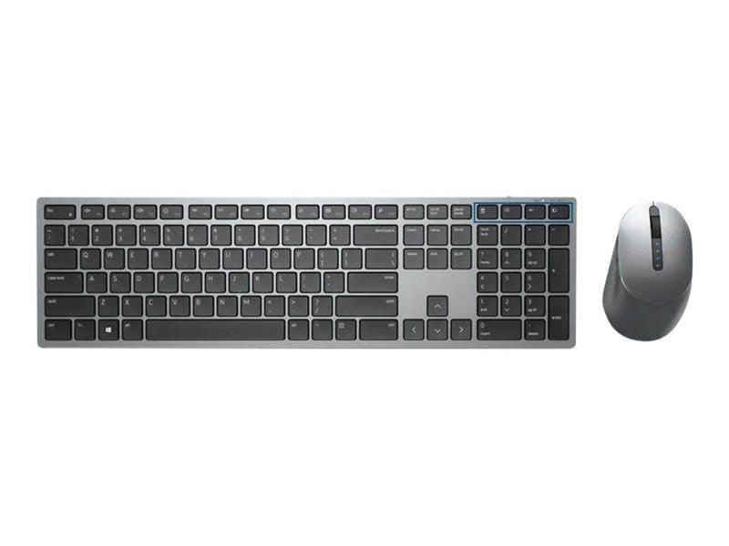 Dell Premier Wireless Keyboard and Mouse KM7321W - Tastatur & Maus Set - Englisch - UK - Grau