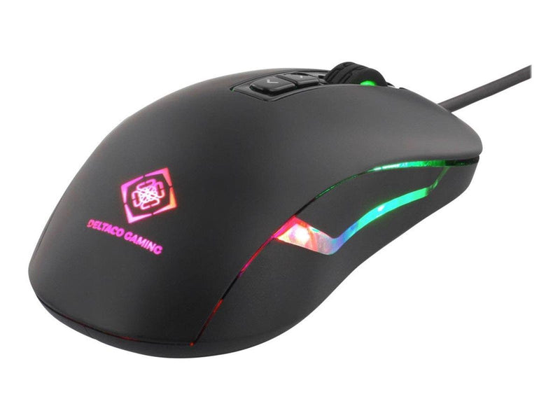 Deltaco GAMING - mouse - USB - black - Maus (Schwarz)