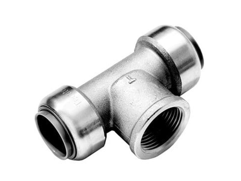 Roth female branch tee push-fit 22 mm x 1/2" x 22 mm