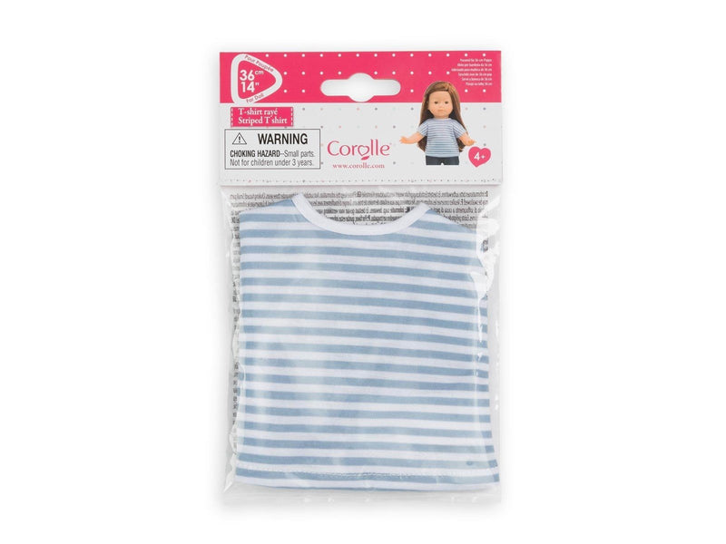 Corolle Ma  Striped T-shirt Blue 36cm