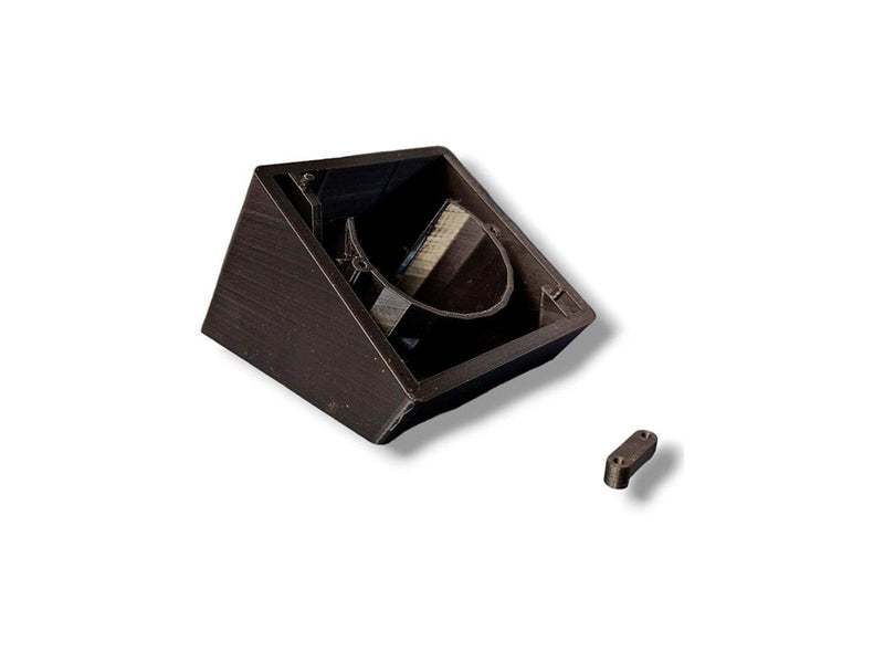 Light Solutions Shelly - Wall Display Table Stand - 35 degrees - Black