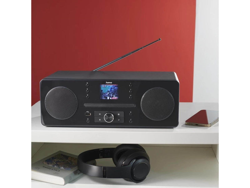 Hama Radio FM/DAB+/CD/BT DR1560CBT Black - DAB/DAB+/FM - schwarz