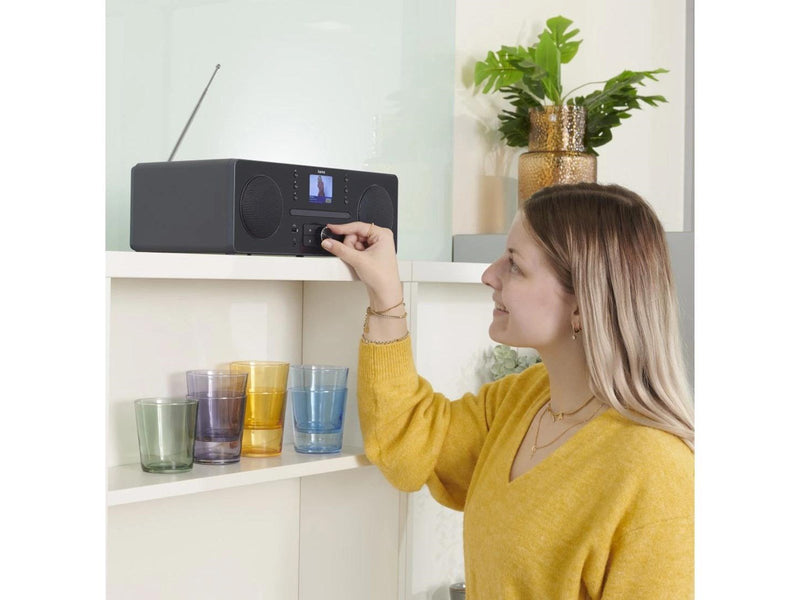 Hama Radio FM/DAB+/CD/BT DR1560CBT Black - DAB/DAB+/FM - schwarz