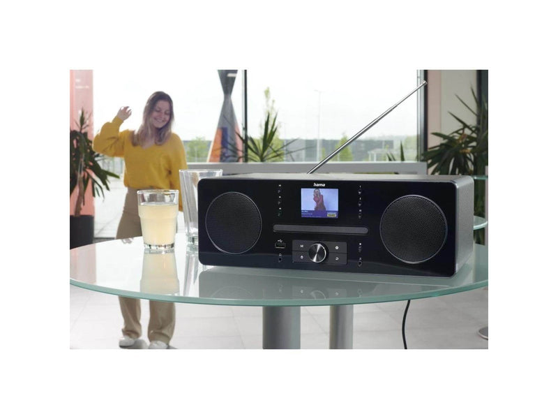 Hama Radio FM/DAB+/CD/BT DR1560CBT Black - DAB/DAB+/FM - schwarz