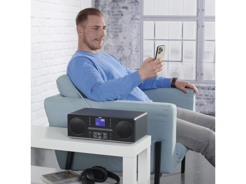 Hama Radio FM/DAB+/CD/BT DR1560CBT Black - DAB/DAB+/FM - schwarz