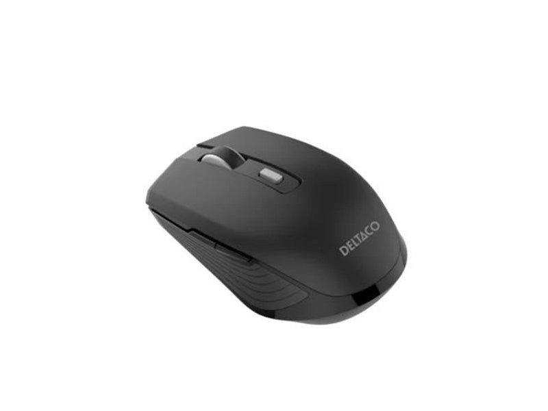 Deltaco Silent Wireless USB-C Travel Mouse with USB-C Rece - Maus (Schwarz)