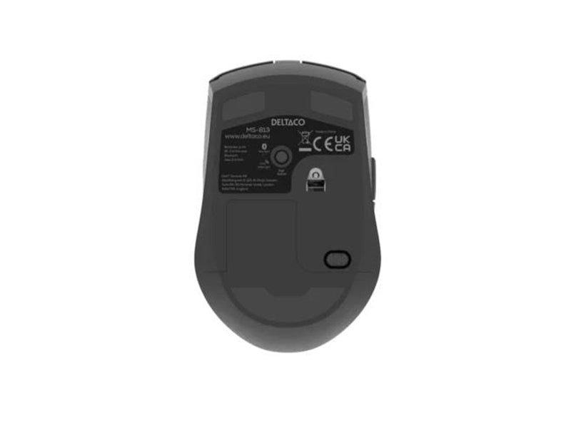Deltaco Silent Wireless USB-C Travel Mouse with USB-C Rece - Maus (Schwarz)