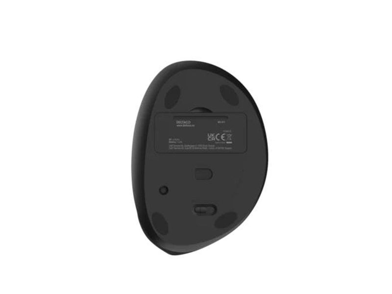 Deltaco Silent Wireless Vertical mouse 4 buttons 1000-16 - Ergonomische Maus (Schwarz)