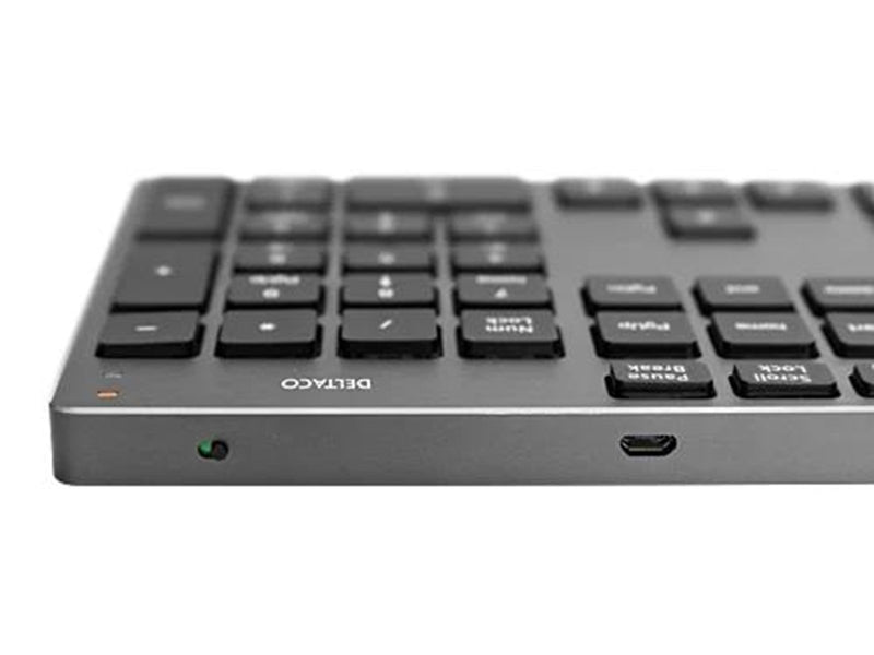 Deltaco Wireless Keyboard Mouse Combo - Tastaturen - US-Englisch - Schwarz