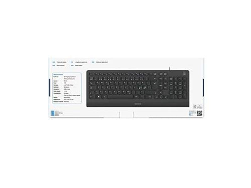Deltaco TB-803 keyboard - Tastaturen - Schwarz