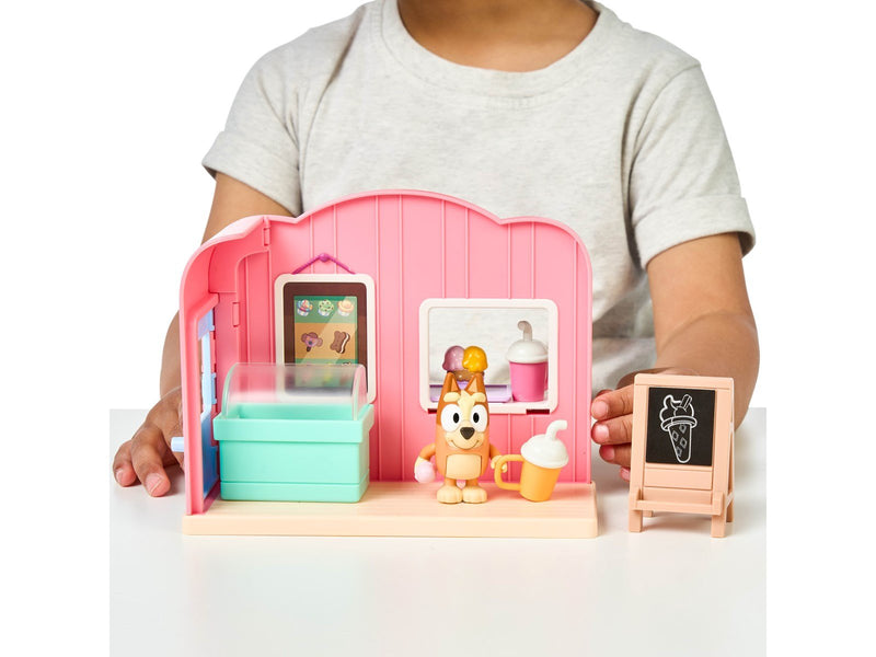 Bluey Playset Mini Ice Cream shop playset