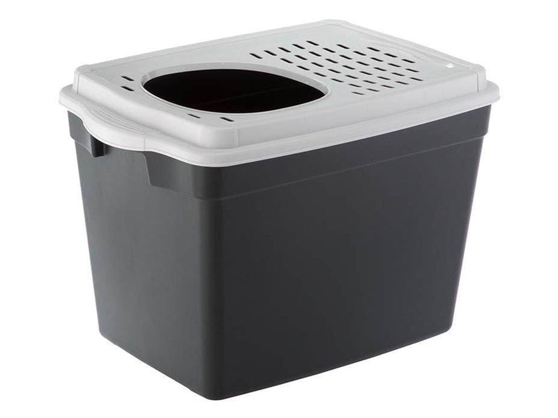 Ferplast - Litter Box Jumpy Black/White 38.8x57.5x39CM